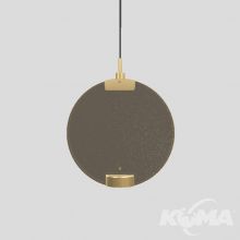 HORO_S1 lampa wisząca mosiężna/przydymiona 14,4W LED 3000K 1854 lm CRI>95